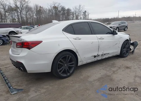2019 Acura Tlx Tech A-Spec Pkgs z USA, uszkodzony, nr VIN 19UUB2F63KA005923